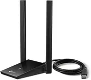 TP-Link AC1300 Dual Antennas High-Gain Wireless USB Adapter, Dual band, Wireless, Broader Coverage, USB 3.0 Speed, MU-MIMO, Multi-Directional Antenna, Works with Windows 11/10 (Archer T4U Plus)