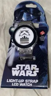 Star Wars Light-up Strap LCD Watch Light Up Stormtrooper