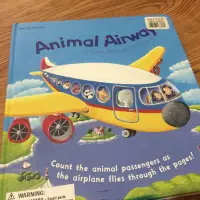 在飛比找Yahoo!奇摩拍賣優惠-Animal Airway立體交通工具遊戲書