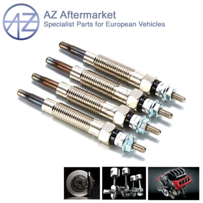 AZ 4x Diesel Glow Plugs Sets Fits Mitsubishi Challenger L200 L300 2.5 TD 1986-20