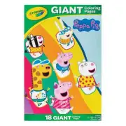 Crayola Giant Colouring Pages - Peppa Pig