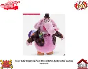 Inside Out 2 Bing Bong Plush Elephant Doll, Soft Stuffed Toy, Kids Pillow Gift