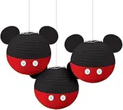 Amscan Mickey Mouse Forever Paper Lanterns & Ears (Pack of 3)