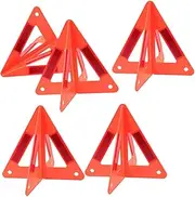 GANAZONO Car Warning Triangle Set Pcs Reflective Safety Signs Roadside Kit High Visibility Reflective Road Safety Equipment