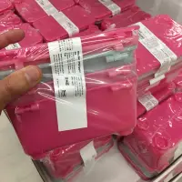 在飛比找蝦皮購物優惠-超級IKEA代購熱賣商品-粉紅色附蓋收納盒3件組 17x10