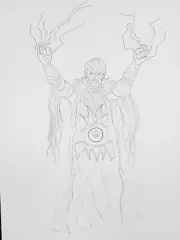 Ivan Ooze 11x17 ILLUSTRATION By Luke Kororolowicz