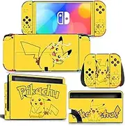 Decals for Nintendo Switch OLED 2022 Skins Stickers Cute Kawaii Anime Orange Cartoon Character Decals Cover for Joy-con Backplane Dock Controller