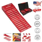 Precision Aluminum Metric Setup Block Gauge Set - 15pcs with Laser Etched Marks