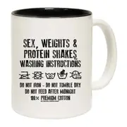 Gym Bodybuilding Washing Instructions Mug Cup