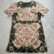NWT BODEN Cotton Stretch Mini Shift Dress Floral Women’s Size US 20-22R