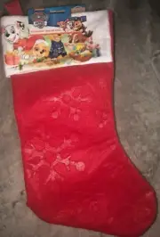 PAW PATROL Red Christmas Stocking SKYE, CHASE, RUMBLE, MARSHALL Imprints