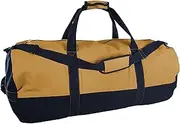 Stansport Two-Tone Canvas Duffle Bag with Zipper