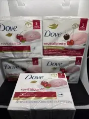 15 Dove Bar Soap Revitalizante Cherry & Chia Milk Moisturizing Cream 3.17 oz