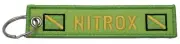 Pinstant Nitrox Diver Down Flag Dive Scuba Diving Yellow Green Keychain Key Tag