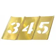 C.H. Hanson Stencil Set,Numbers,Brass 10011 C.H. Hanson 10011 081834100111 Brass
