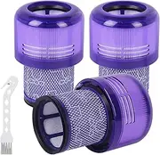 3 Pack Replacement Filter for Dyson V11 V15 SV14 SV17 SV22 V11 Absolute Animal Fluffy Torque Drive Complete Pro Reusable Replacement Filters DY-970013-02