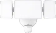 65W Motion Sensor Outdoor Lights, 6000Lm Adjustable 3-Head LED Flood Lights Outd
