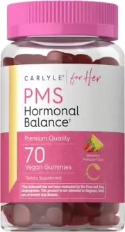 Carlyle PMS Hormone Balance Supplement | 70 Gummies | Vitamin Complex for Women