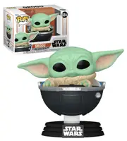 Funko POP! Star Wars The Mandalorian #664 Grogu (The Child aka Baby Yoda) In Pram - New, Mint Condition