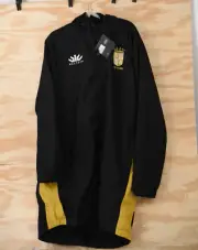 NOLA GOLD Rugby Paladin MLR Hooded Fleece Lined Zip Sideline Jacket Coat Mens XL