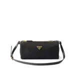 [Prada] Prada Triangle Logo Pouch ONE SIZE BLACK