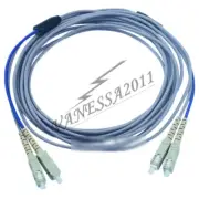 5M Armored Cable Fiber Patch Cord SC to SC UPC Pigtail Multi-Mode Cables Duplex