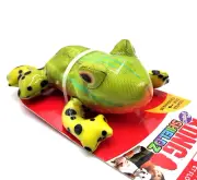KONG Shieldz Tropics Frog Medium No Squeak Floating Easy Grip Dog Fetch Toy