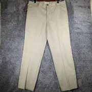 Dockers Pants Men's 36x32 Performance Stretch Straight Fit Signature Khaki NEW