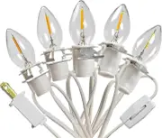 5 Base C7 String Bulbs Christmas Village Light Accessory Cord With 5 Led Light Bulb xi