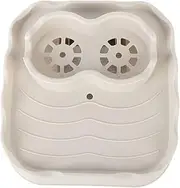 Adjustable Hot Tub Table Tray, Side Table Tray for Hot Tub, Keep Snacks Drinks Handy and Dry, Only Fits Inflatable Spa, Pool, Bathtub Hot Tub Accessories(Beige)