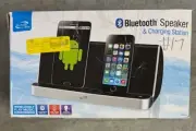 Ilive ISB311B Wireless Bluetooth Portable Speaker and Charging Station System