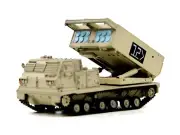1/72 US Army M270 Rocket Launcher Desert Painting Chariot static Model