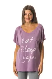 Women's Yoga T-shirt with Everlast Print