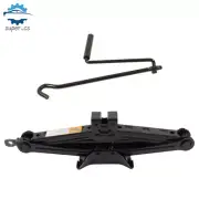 Scissor Jack Van Car Wind Up Tyre Lift Chrome Crank Handle Emergency Tool 2Ton