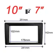 9'' 10'' to 7'' Car Radio Frame For Universal 2 Din Android Player Frame 7'' Transform Framework 10'' to 9'' Panel Conversions 10IN to 7IN