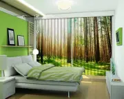 3D Forest View 87 Blockout Photo Curtain Printing Curtains Drapes Fabric Window