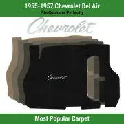 Lloyd Ultimat Trunk Carpet Mat for '55-57 Chevy Bel Air w/Black Chevy Letters