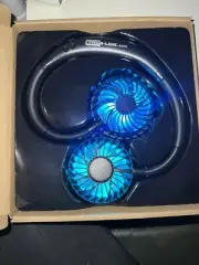 Dual Breeze Neck Fan w/ Mood Light