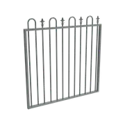 ProtectorAl 800 - 1200 x 1200mm Monument Aluminium Pool Gate Loop And Spear