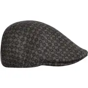 KANGOL Jacquard 507 Ivy Cap Driving Wool Blend Hat - Tic Tac Jac Dark Flannel L
