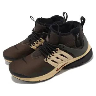 Nike Air Presto Mid Utility 咖啡 軍綠 襪套 魚骨鞋 男鞋 【ACS】 DC8751-200