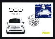 Italia 2017 : FIAT 500 - Cartolina Ufficiale Poste Italiane