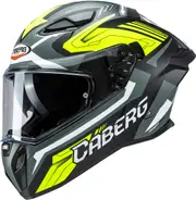 Caberg Drift Evo II Jarama, full face helmet , color: Matt Black/Grey/Neon-Yellow , size: M