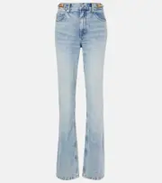 [Stella McCartney] Stella McCartney High-rise slim jeans 28 blue