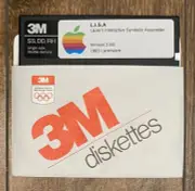 LISA - Lazer's Interactive Symbolic Assembler for Apple II - 5.25” Floppy Disk