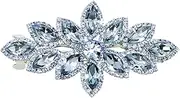 Faship Gorgeous Dusty Blue Floral Hair Barrette Clip