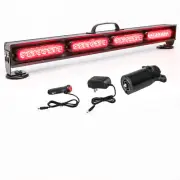 23" Wireless LED Tow 7 pin Tow Trailer Emergency Warning Light Bar Magnetic Base