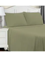 Superior Flannel Deep Pocket Solid Sheet Set