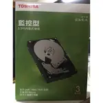 現貨 監控型硬碟  東芝 TOSHIBA 3TB