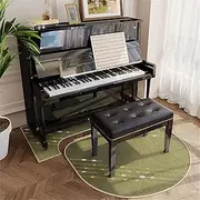 Upright Pianos Floor Mats, Piano Noise Reduct Mat Acoustic/Noise Reduction/Shock Absorption/Thermal Insulation Carpet, Sound-Absorbing Noise-reducing Piano Stool Mat(Color:j)